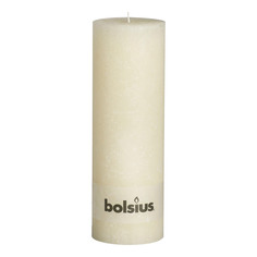 Свеча Bolsius block Rustic 30x10 слоновая кость