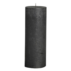 Свеча Bolsius block Rustic Metallic 19x6,8 см антрацит