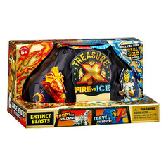 Игровой набор Moose Treasure X Вулкан "Огонь vs Лед"