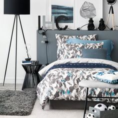 Постельный комплект Togas Флинт серый подростковый