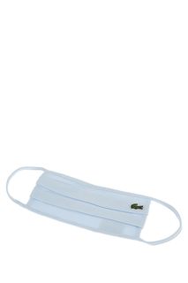 Защитная маска из хлопка голубого цвета Lacoste