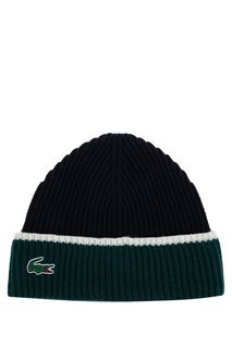 Шерстяная шапка с флисовой подкладкой Lacoste