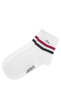 Носки из хлопка с блестящей нитью Lacoste