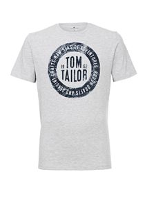 Хлопковая футболка с короткими рукавами Tom Tailor