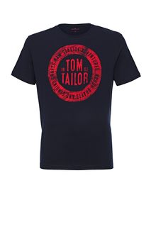 Хлопковая футболка с короткими рукавами Tom Tailor