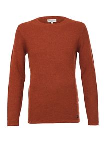 Хлопковый джемпер с круглым вырезом Tom Tailor Denim