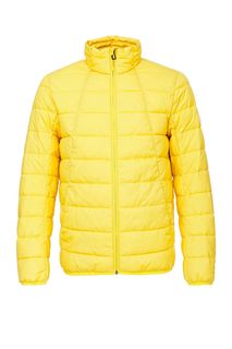 Желтая куртка с воротником-стойкой Tom Tailor Denim