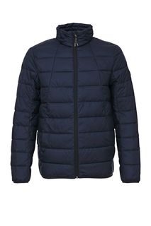 Темно-синяя куртка с воротником-стойкой Tom Tailor Denim