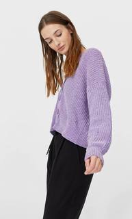 Stradivarius Кардиган Из Синели Женская Коллекция Multicolor S