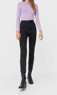 Stradivarius Джинсы Mom Fit Облегающего Кроя Женская Коллекция С Эффектом Потертости 32