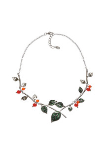 Колье женское Selena 10123601 зеленое