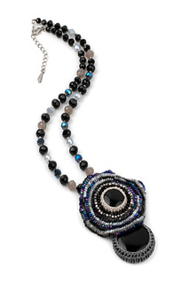 Колье женское Selena 10089571 синее