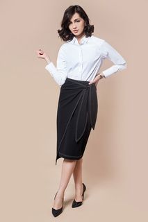 Юбка женская Vilatte D26.355 черная 42