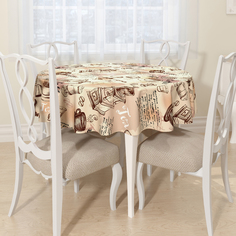 Скатерть круглая Сирень srn575066 145x145