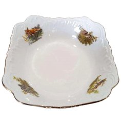 Салатник 17 см квадратный "Рококо Охота" 111493 Cmielow