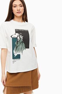 Футболка женская Trussardi Jeans 56T00310-1T004764.G285 белая XS INT