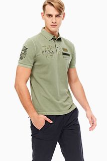 Футболка-поло мужская Aeronautica Militare PO1332P163 07226 хаки L INT