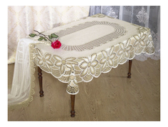 Скатерть Haft Jodi 120 х 160 см кремово-золотистый