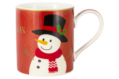 Easy Life Кружка Glitter&Colour Snowman (350 мл) EL-R0137_BU-GCC1
