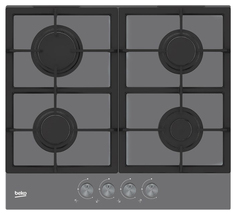 Встраиваемая варочная панель газовая Beko HILG 64225 SZG Black