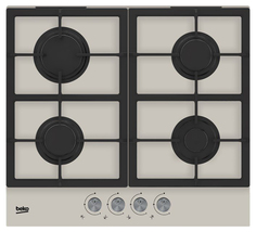 Встраиваемая варочная панель газовая Beko HILG 64225 SBG Beige