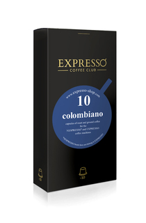 Кофе в капсулах Expresso Colombiano 10 капсул -для капсульной кофемашины системы Nespresso