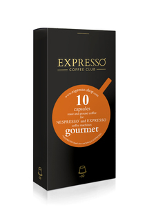 Кофе в капсулах Expresso Gourmet 10 капсул - для кофемашины системы Nespresso/Неспрессо