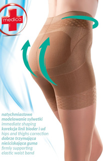 Утягивающие колготки Medica Push-Up 20 den 4 размер черный Gabriella