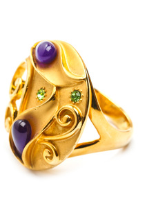 Кольцо женское Patricia Bruni PB2575 золотистое
