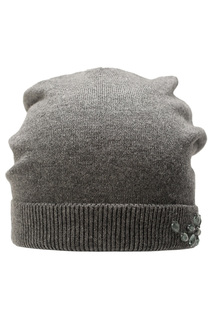 Шапка бини женская Mellizos H5-R91 серая р.56-58