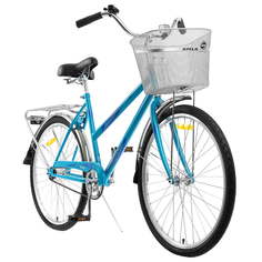 Велосипед Stels Navigator 26" 200 Lady Z010 Бирюзовый (с корзиной) (LU094046) 19"