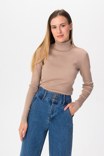 Водолазка женская Tom Farr T4F W4539.14 бежевая 48