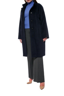 Пальто женское GAMELIA 280/Т+МЕХ.MADALINA синее 52