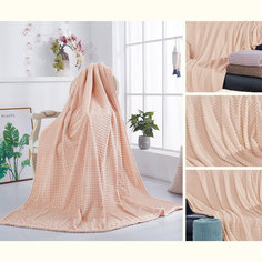 Жаккардовый плед "KARTEKS"Пирамидка-04 персиковый/ 783/150.004