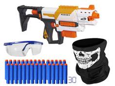 Набор NERF Атака Рекон № 1 Бластер Модулус Рекон, патроны 30 шт, бандана, очки