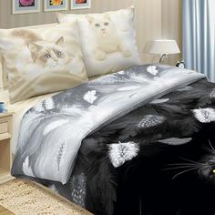 Постельное бельё "Pastel" поплин, Ласка, Размер: 2.0 евро простыня Традиция