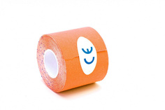 Кинезио лента 5 м*5 см, оранжевая Bradex