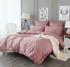 Пододеяльник 2-спальный 200x220см Sofi De Marko Марми, цвет вишневый