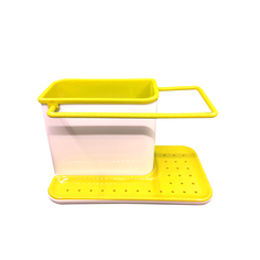 Органайзер для ванной Blonder Home желтый, 21х11,4х13,5 см, BH-TMB1-12