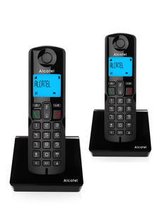 Радиотелефон Alcatel S230 DUO RU BLACK