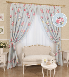 Сирень Классические шторы Dirk 290x260