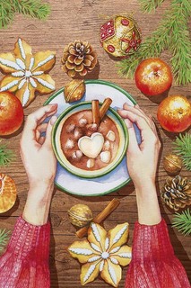Открытка Чашка АРТ ДИЗАЙН