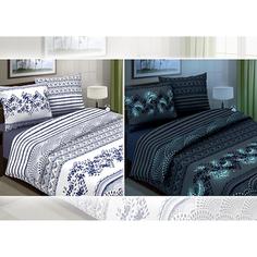 Постельное бельё "Insigh" поплин, Афина, Размер: 2.0 евро простыня Традиция