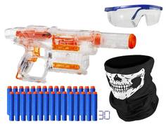 Набор NERF Атака Шэдоу № 1 Бластер Модулус Шэдоу, патроны 30 шт, бандана, очки