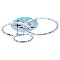 Светодиодная люстра 18027/3 CHR 90W+7W RGB Profit Light