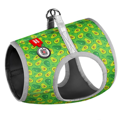 Шлейка для собак Collar Waudog с рисунком Авокадо, полиэстер, мультиколор