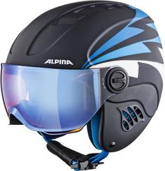 Зимний Шлем Alpina 2020-21 Carat Le Visor Hm Nightblue/D Matt (См:51-55)