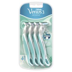 Женские Одноразовые Бритвы Venus 3 Sensitive 4 шт