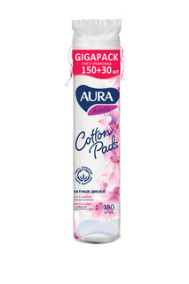 Ватные диски 180 шт Aura