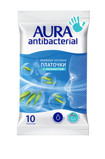 Влажные носовые платочки Aura